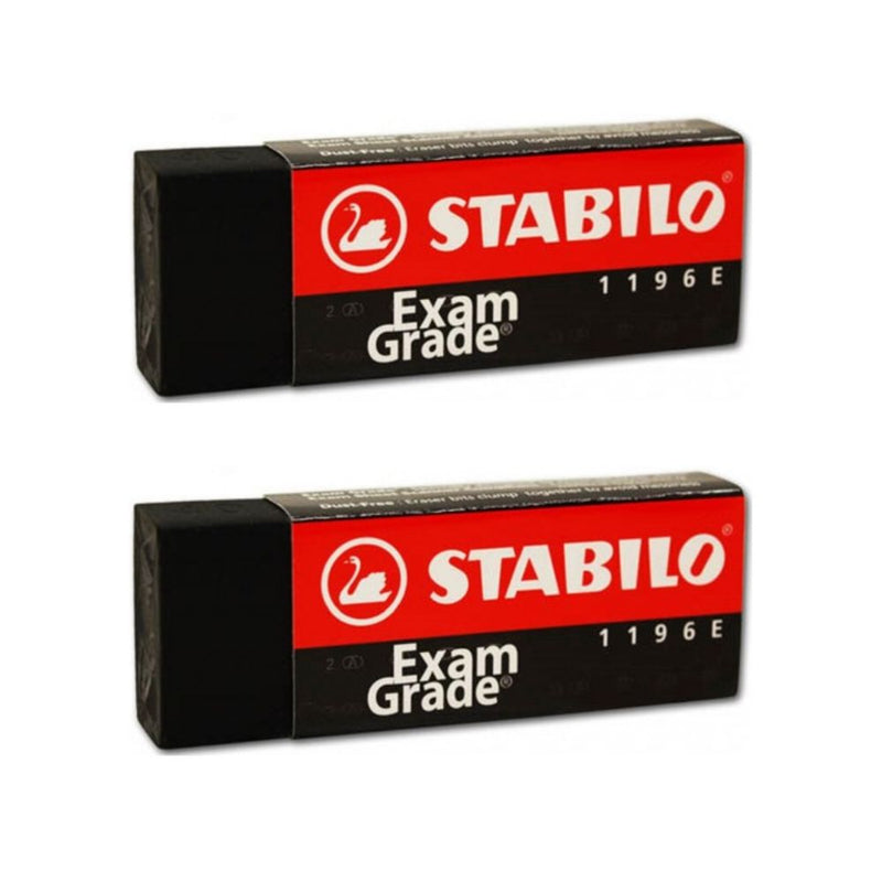 Stabilo Exam Grade Erasers Large, Pack of 2