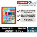 Stabilo Swans Half/Full Length Colour Pencils