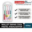 Stabilo Wallet Swing Cool Pastel Highlighter - Set of 4