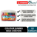 Stabilo Wax Crayons Colour 12/24 Colours