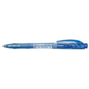 Stabilo 308 Liner Retractable Fine Tip Ballpoint Pens Non Grip, Pack of 4, Blue/Black