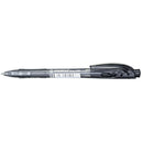 Stabilo 308 Liner Retractable Fine Tip Ballpoint Pens Non Grip, Pack of 4, Blue/Black