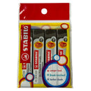 Stabilo Com4 Mechanical Pencil 0.5mm and Refill Lead 24 Pcs