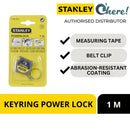 Stanley 1m Powerlock Key Ring Measuring Tape