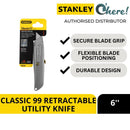 Stanley Classic 99 Retractable Utility Knife 6"