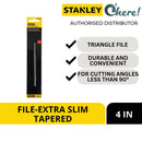 Stanley 22-090 File Extra Slim Tapered 4In
