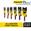 Stanley All Master Paint Brush 25mm/38mm/50mm/63mm/75mm/100mm