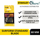 Stanley 60mm Surform Shaver Replacement Blade For 21-115