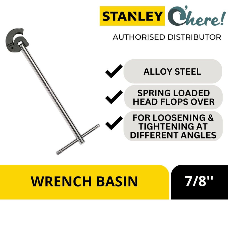 Stanley 11" Wrench Basin Capacity 22mm