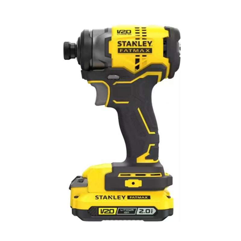 Stanley 1/4 Inch 6.35mm 20V Brushless Cordless Impact Driver SBI810D2K-B1