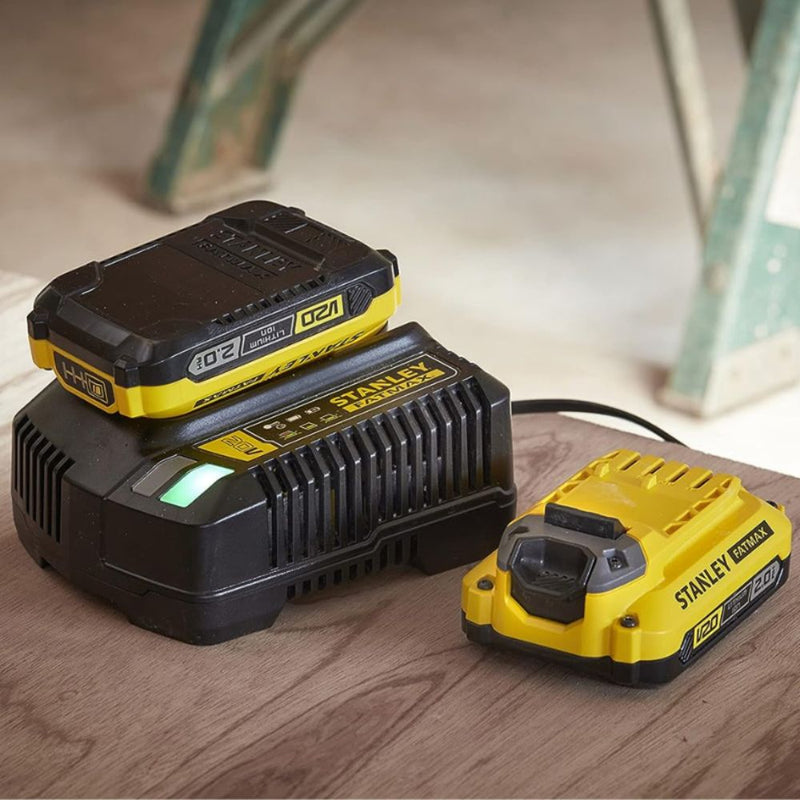 Stanley 1/4 Inch 6.35mm 20V Brushless Cordless Impact Driver SBI810D2K-B1