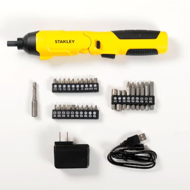 Stanley 4V Screwdriver With Bits Set (30 Pieces) SCS4K-B1