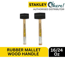 Stanley Rubber Mallet Wood Handle 16/24 Oz