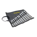 Stanley Combination Wrench Pouch Set Metric Black 11 Pcs, 8-24mm