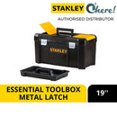 Stanley Essential Tool Box with Metal Latch 12.5"/16"/19"
