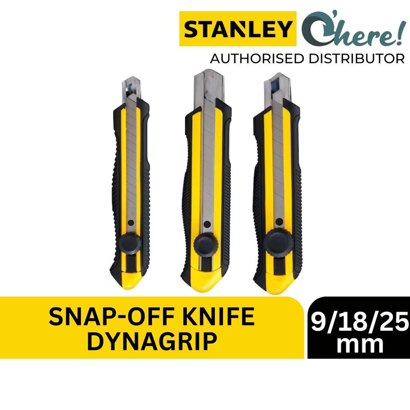 Stanley Dynagrip Snap-off Knife 9/18/25mm