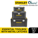 Stanley Essential Tool Box with Metal Latch 12.5"/16"/19"