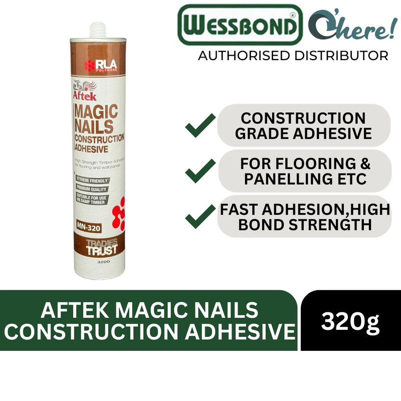 Wessbond Aftek Magic Nails Construction Adhesive 320g