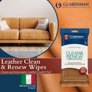 Leather Clean & Renew Wipes 20 Wipes