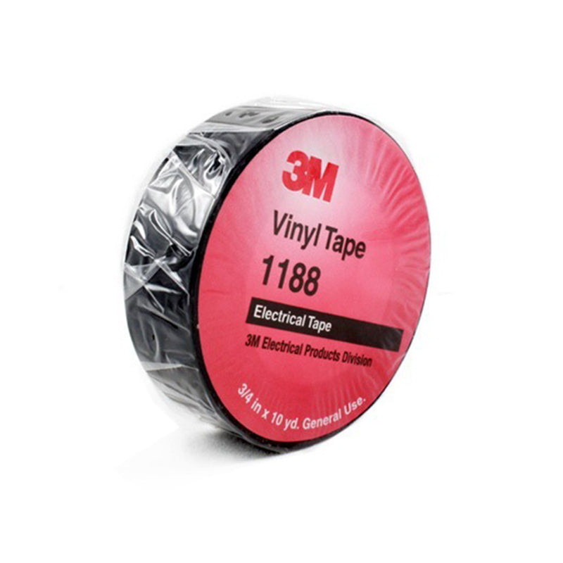 3M Vinyl Tape 19 mm X 10 Yd Black (Bundle of 10)