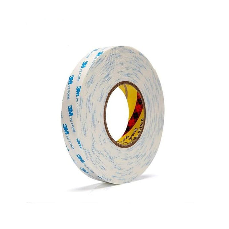 3M 1600 PE Foam Tape 12 mm X 8 Meter White