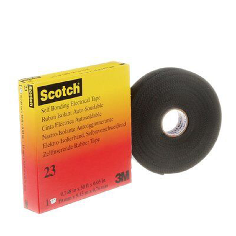 3M Scotch 23 Rubber Splicing Tape 3/4'' X 30' (19 mm X 9.15 Meter)