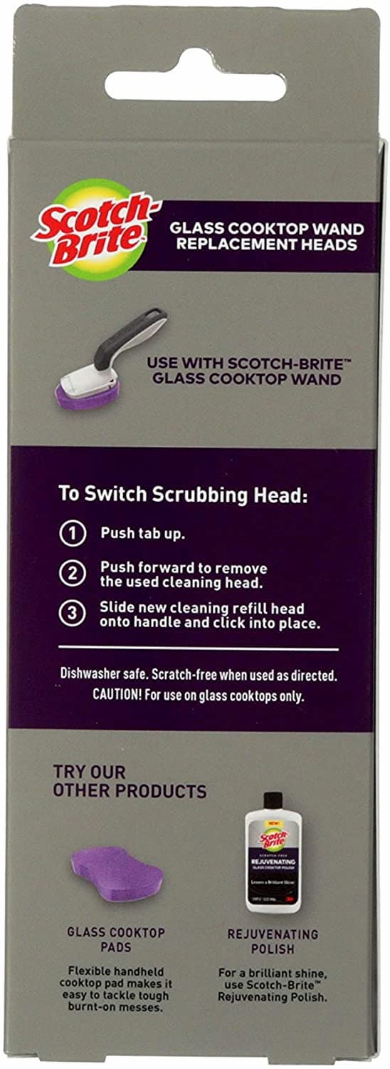 3M Scotchbrite Glass Cooktop Wand Replacement Heads