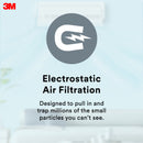 3M Filtrete Dust Pollen + Odour Aircon Filter Silver 22 X 34 cm