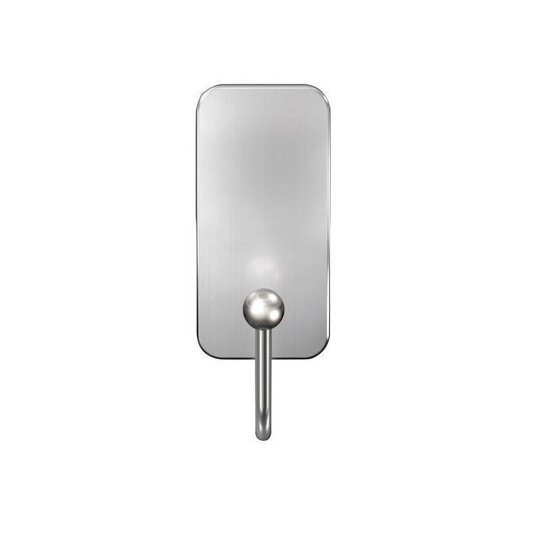 3M Command Satin Nickel Small Hook Holds 450g