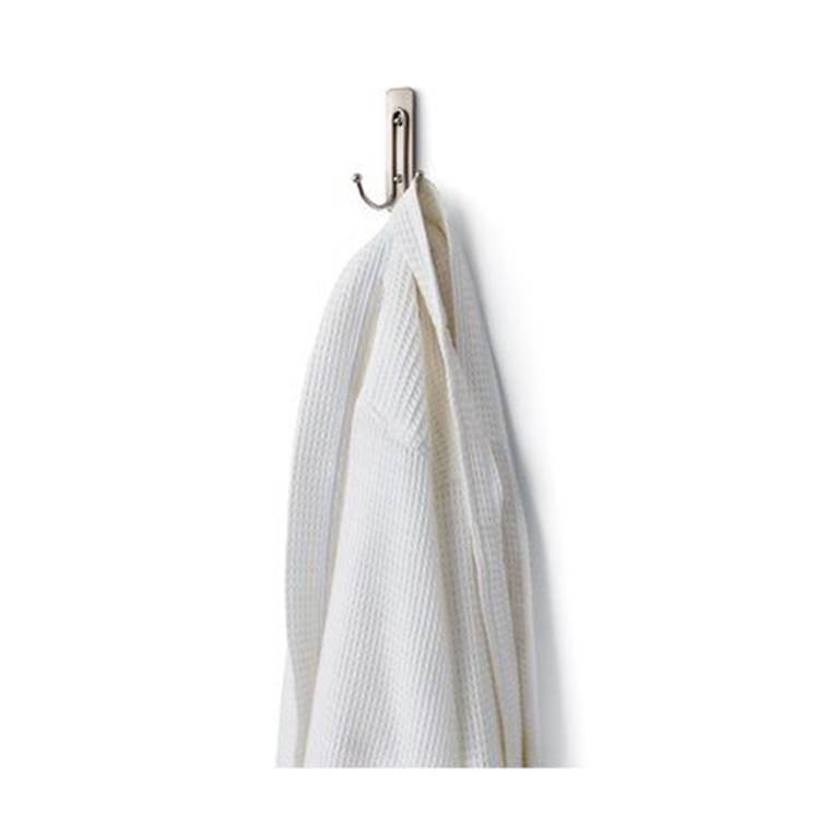 3M Command Satin Nickel Large Double Hook Holds 1.8kg