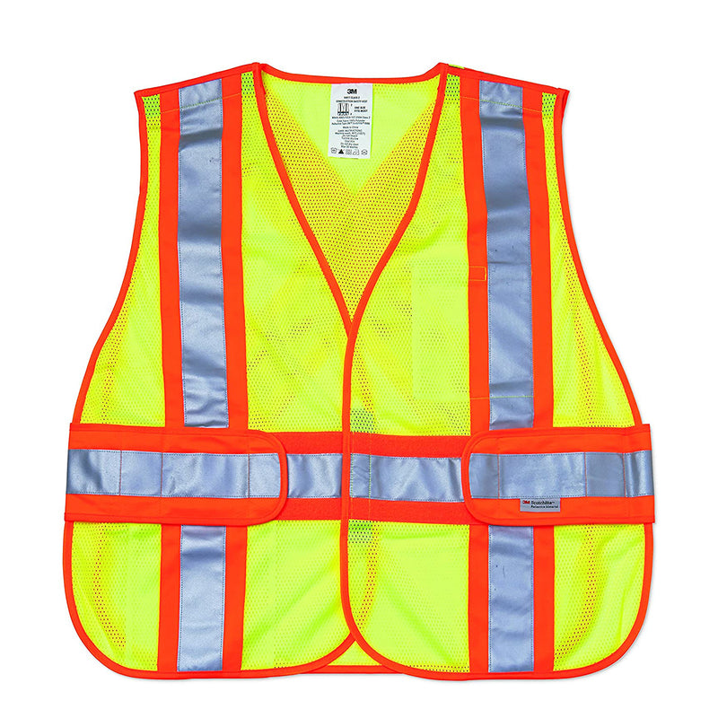 3M M Reflective Vest (Class 2) Orange Medium Scotchlite Reflective Material