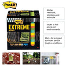 3M Post-it  Extreme Note 3 Inch X 3 Inch 12 Pads