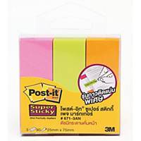 3M Post-it Pagemarker SSN 25 mm X 75 mm X 90 Sheet 3 Col