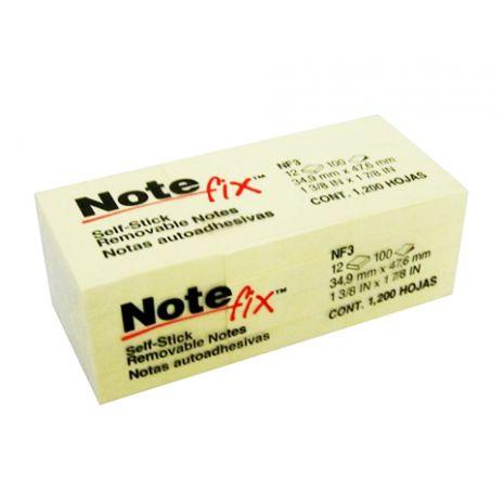 3M Post-it Note Fix 1.5" X 2" 100 Sheets/Pad