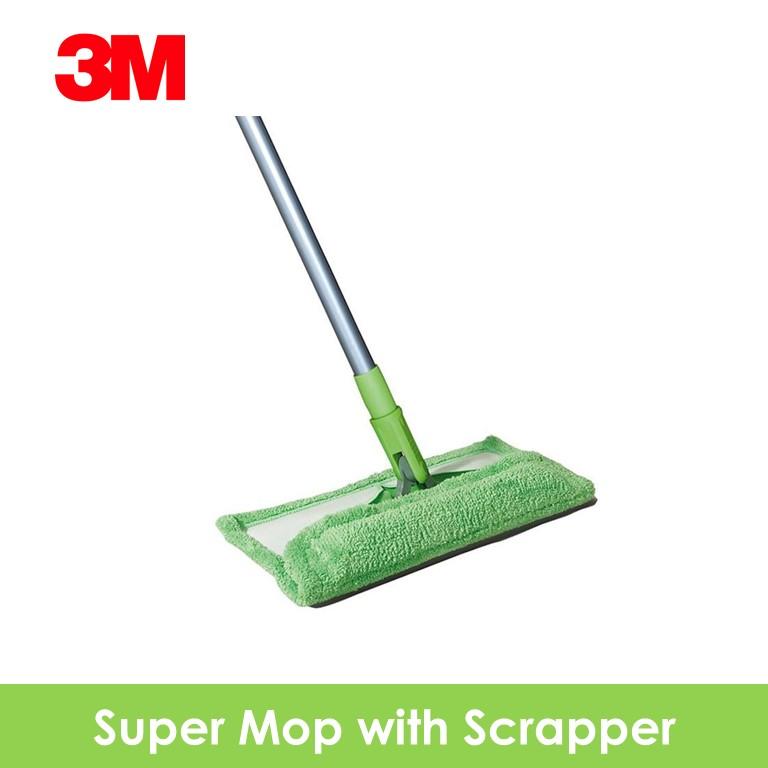 3M Scotchbrite Super Mop with Scrapper