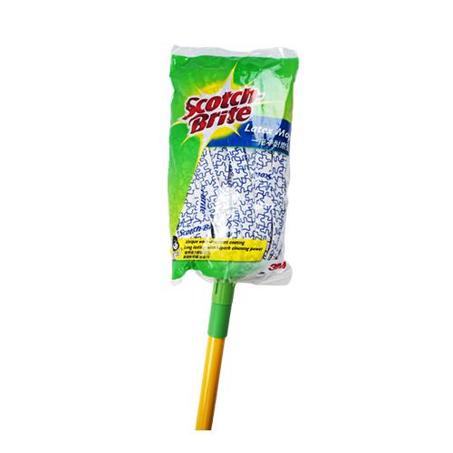 3M Scotchbrite Latex Mop Set Non Woven White/Blue Strips