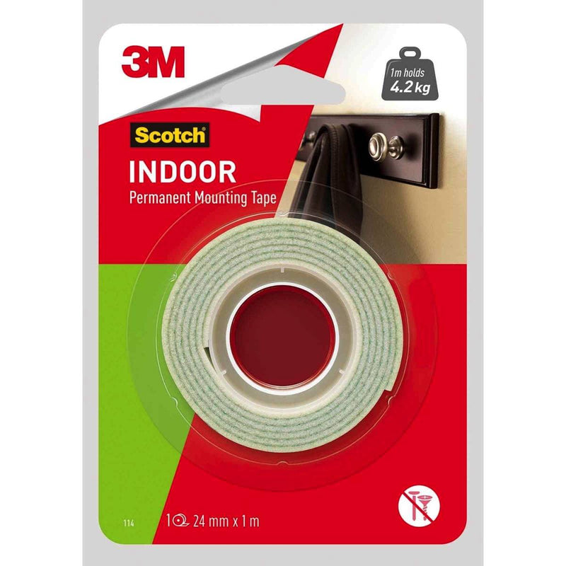 3M Scotch Mounting Tape Cat 114 24 mm X 1 Meter (7614)