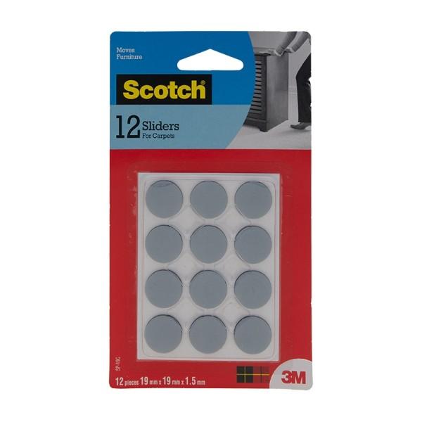 3M Scotch Slider Circle 12 Pcs 19 mm