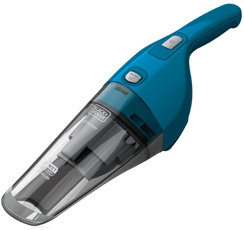 Black & Decker 7.2V Li-Ion Wet & Dry Cyclonic Dustbuster Vacuum (Grey / Blue)