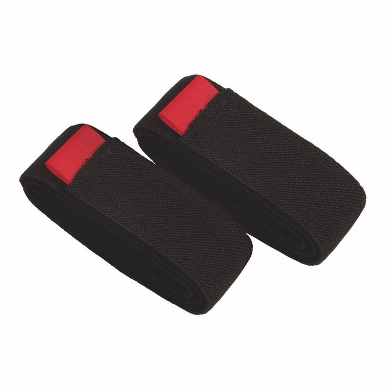 Fix-O-Moll Hook + Loop Elastic Tie Black with Red Pull Tab 50 cm X 30 mm