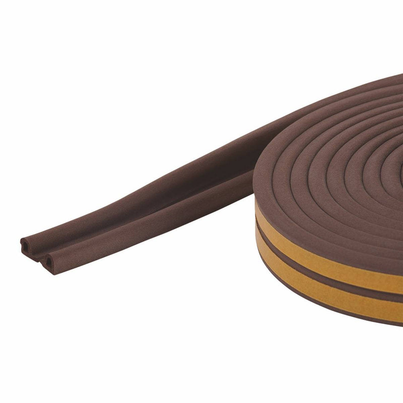 Fix-O-Moll P-Profile Self Adhesive Weather Strip Brown 6 Meter