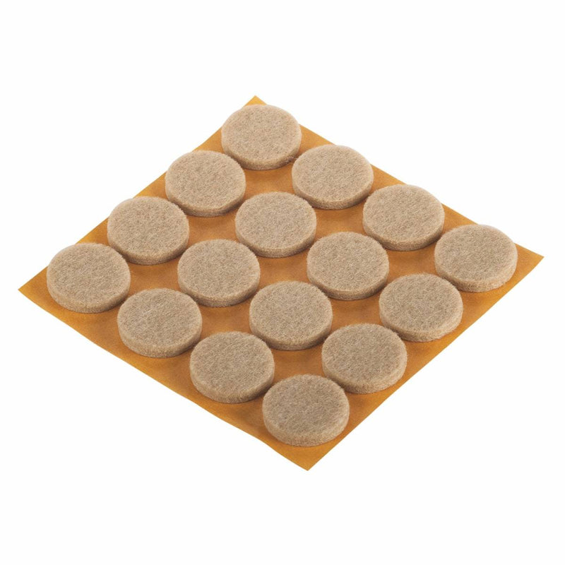 Fix-O-Moll Big Duo Parquet Gliders Self Adhesive Dia 22 mm