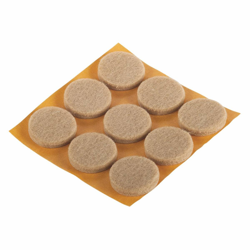 Fix-O-Moll Big Duo Parquet Gliders Self Adhesive Dia 25 mm