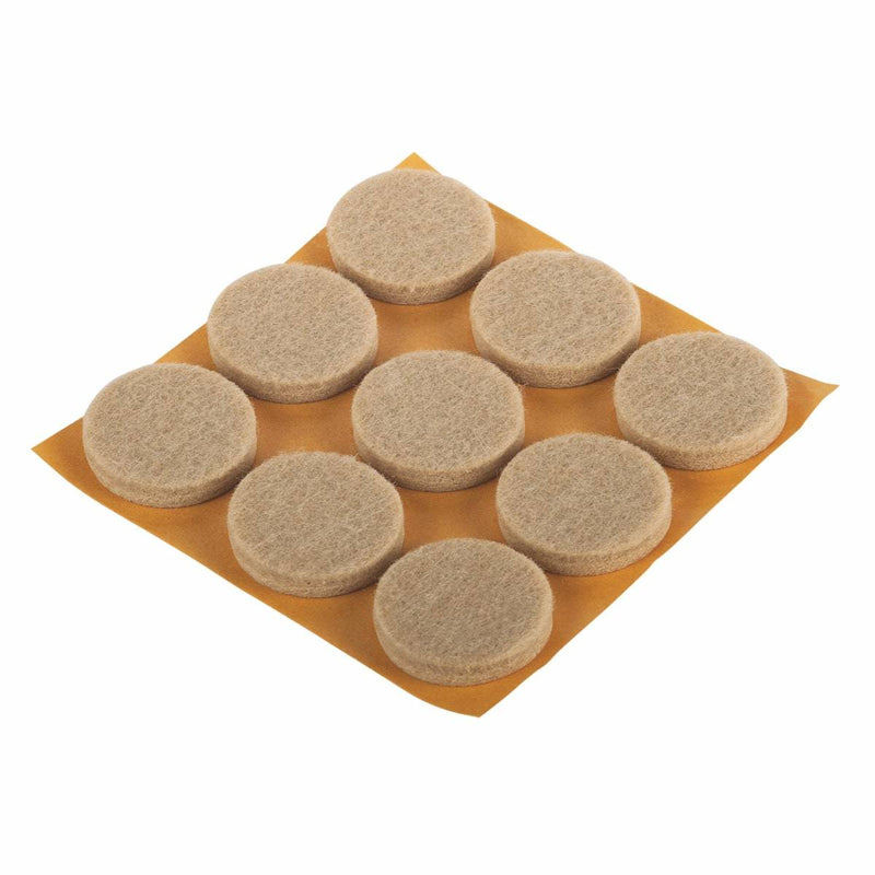 Fix-O-Moll Big Duo Parquet Gliders Self Adhesive Dia 28 mm