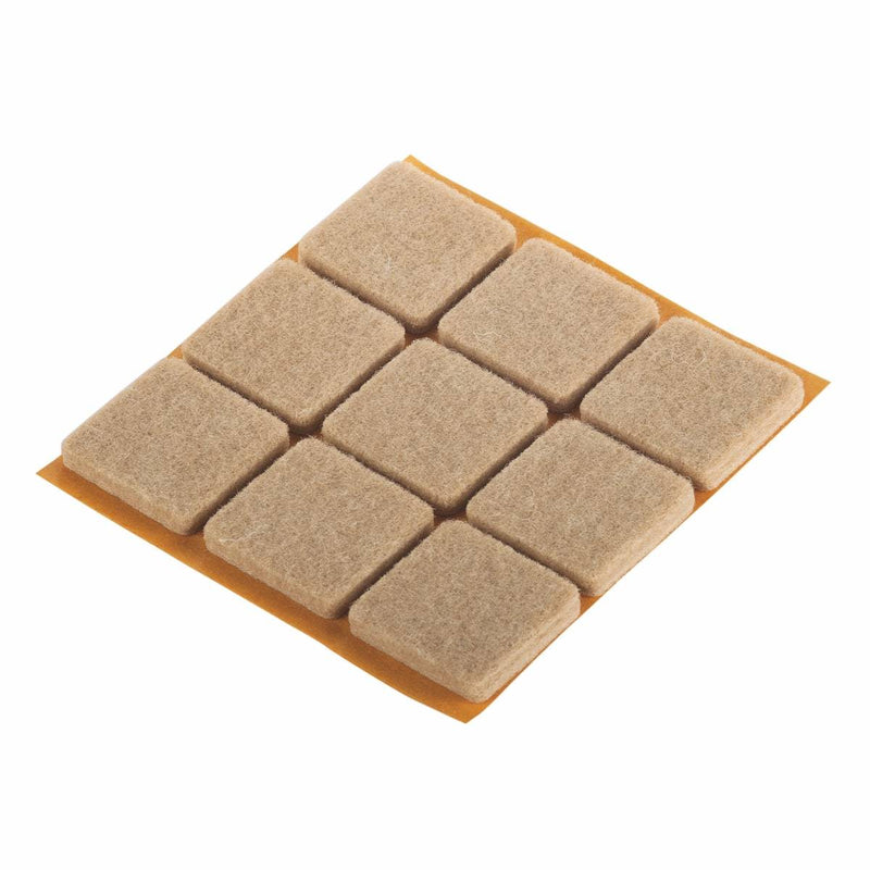 Fix-O-Moll Big Duo Parquet Gliders Self Adhesive 25 X 25 mm