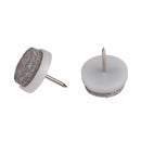 Fix-O-Moll Felt Gliders with Pin Grey Dia 20 mm