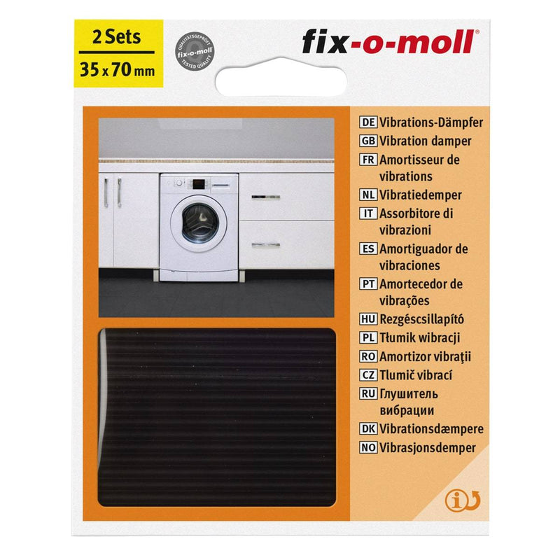 Fix-O-Moll Anti Vibration Pads Adhesive 70 mm X 35 mm