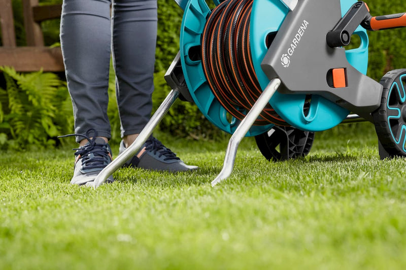 Gardena Aquaroll M W 50 Meter Hose + Fittings