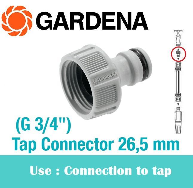 Gardena Tap Connector G3/4" 26.5 mm