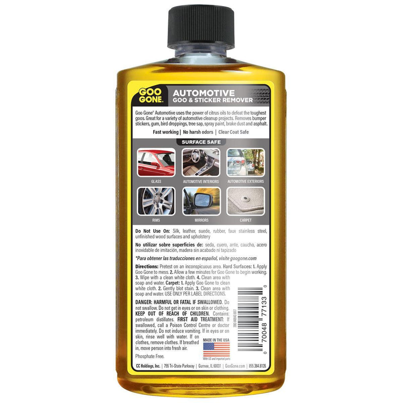 Goo Gone Automotive Goo & Sticker Remover Bottle 16 Oz